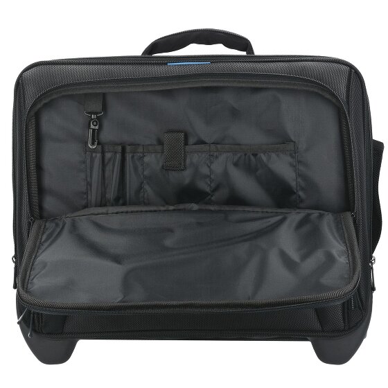 Dermata 2 ruote Trolley business 38 cm Vano porta PC