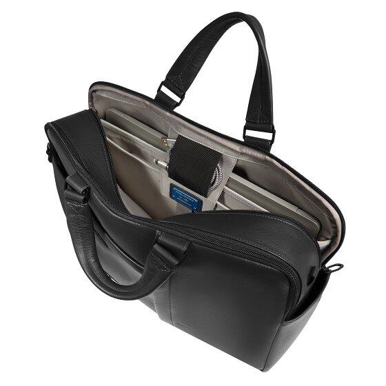 Piquadro Cartel2m Valigetta Protezione RFID Pelle 40 cm Scomparto per laptop