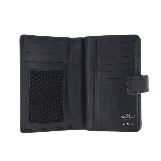 Golden Head Polo Portafoglio Protezione RFID Vera Pelle 15.5 cm