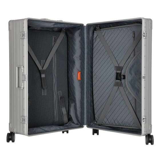 Aleon Traveler Macro Trolley a 4 ruote da 77 cm con borsa porta abiti