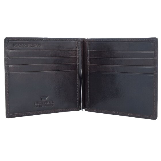 Braun Büffel Arezzo Custodia per carte di credito RFID in pelle 12 cm