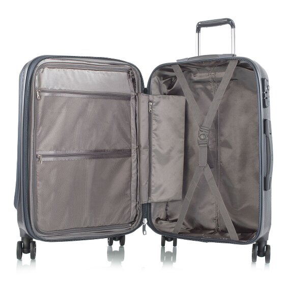 Heys Vantage 4 ruote Set di valigie 3 pezzi con piega di espansione