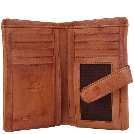 Jack Kinsky Portafoglio Nelson RFID in pelle 9,5 cm