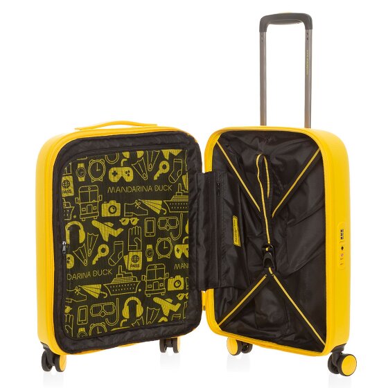 Mandarina Duck Logoduck + 4 ruote Trolley cabina S 55 cm
