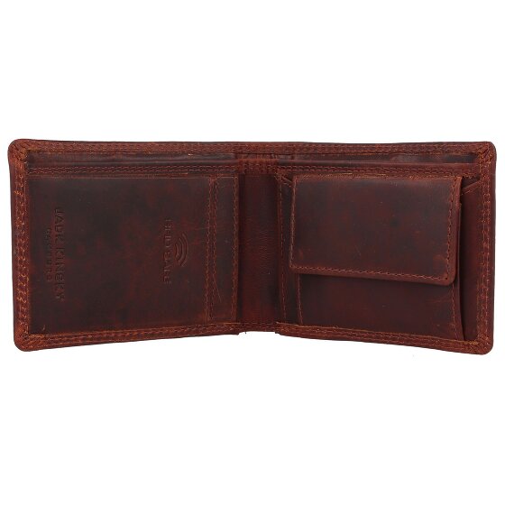 Jack Kinsky Monterey 104 Portafoglio Protezione RFID Pelle 10.5 cm
