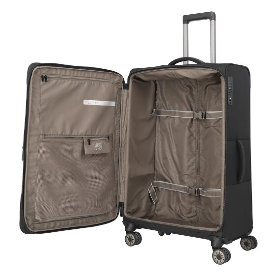 Travelite Crosslite 4 ruote Carrello XL 81 cm con piega di espansione