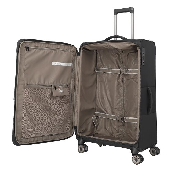 Travelite Crosslite 4 ruote Carrello XL 81 cm con piega di espansione