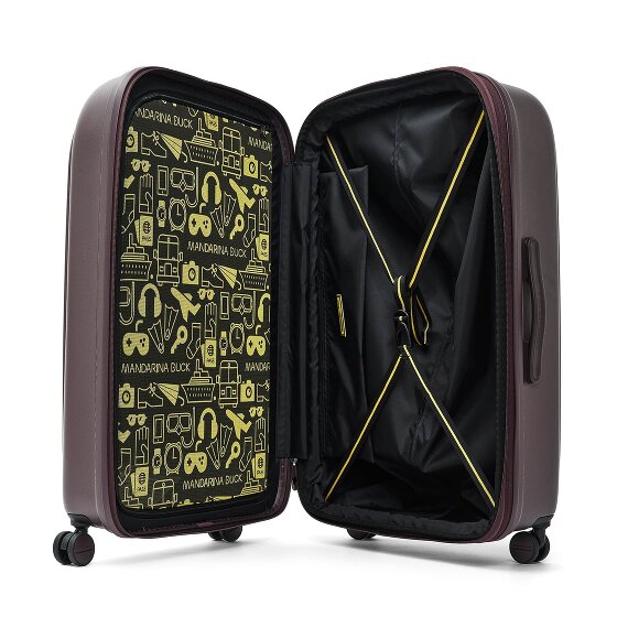 Mandarina Duck Logoduck + 4 ruote Carrello L 75 cm