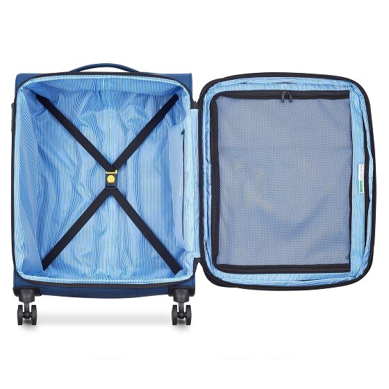 Delsey Paris x United Colors of Benetton BE Trolley a 4 ruote da 65 cm con piega ad espansione