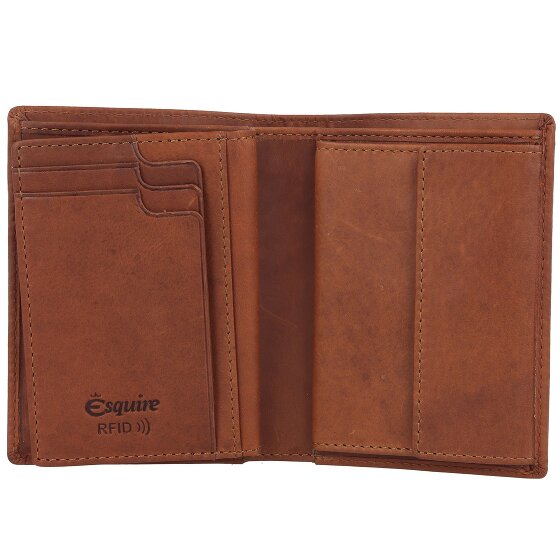 Esquire Dallas Portafoglio Protezione RFID Pelle 10 cm