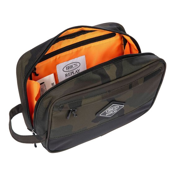 Bric's Replay Camouflage Borsa da toilette 25 cm