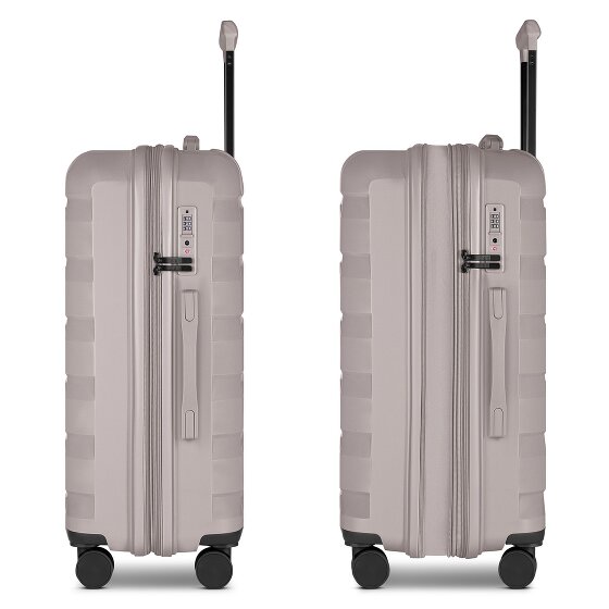 d&n South Dakota 4 ruote Carrello M 66 cm con piega di espansione