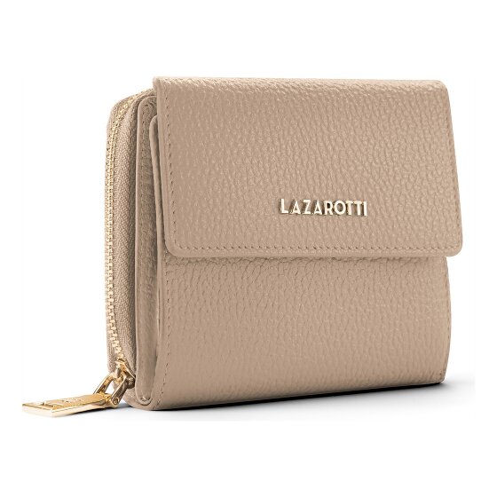 Lazarotti Portafoglio Bologna in pelle con zip 12 cm
