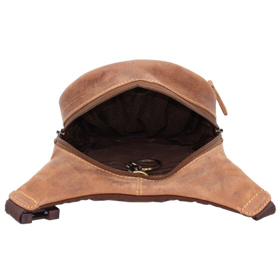 Greenburry Marsupio vintage in pelle 20 cm