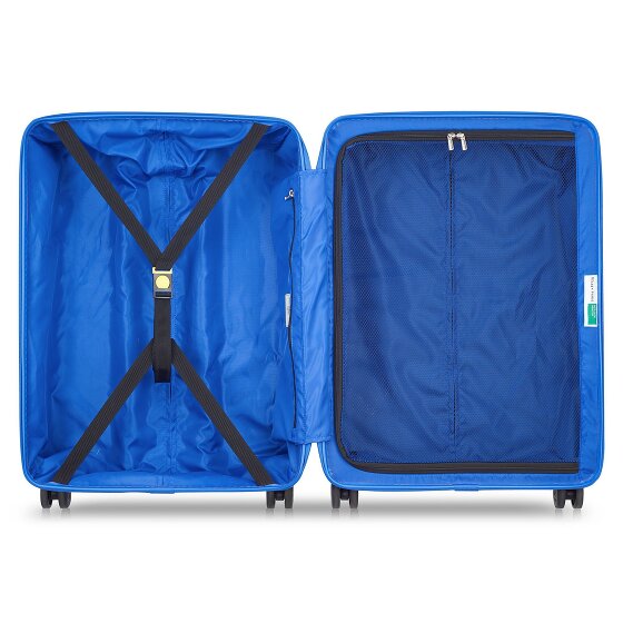 Delsey Paris x United Colors of Benetton Fabrica Set di valigie a 4 ruote 3 pezzi.