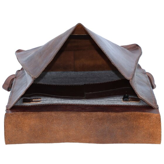 Harold's Zaino Aberdeen in pelle 35 cm Scomparto per computer portatile