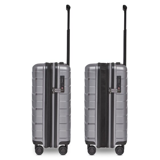 Bergpfeil Carrello da viaggio a 4 ruote per cabina S 55 cm con piega ad espansione