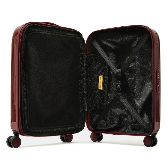 Mandarina Duck Logoduck + Metal 4 ruote Carrello S 55 cm con piega di espansione