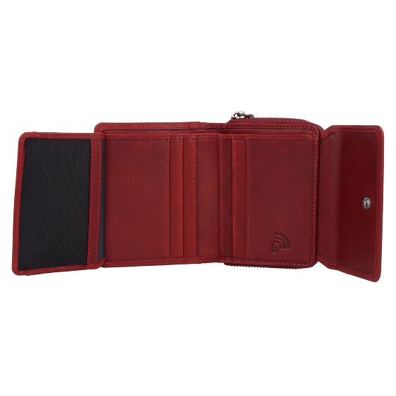 Jack Kinsky Portafoglio Protezione RFID Pelle 11 cm