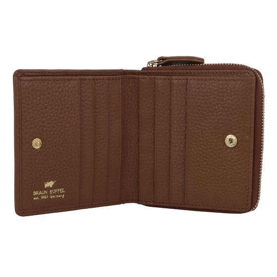 Braun Büffel Asti Portafoglio RFID in pelle 10 cm