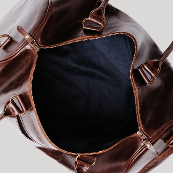 Buckle & Seam Collin Borsa da viaggio Weekender Pelle 48 cm