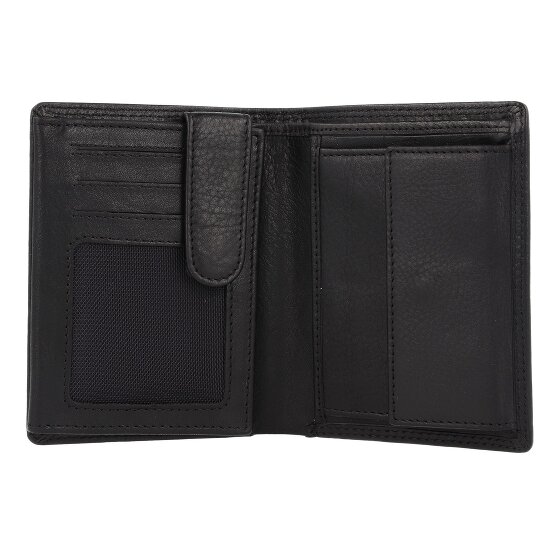 Jack Kinsky Portafoglio Protezione RFID Pelle 12 cm