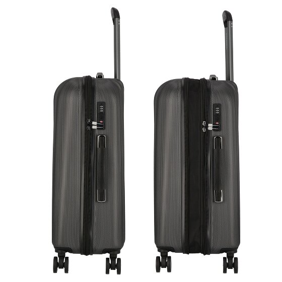 Polestream Moonrock 4 ruote Carrello M 69 cm con piega di espansione