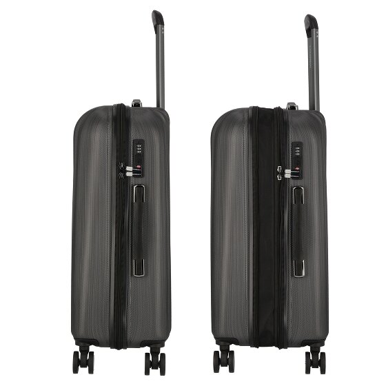 Polestream Moonrock 4 ruote Carrello 69 cm con piega di espansione