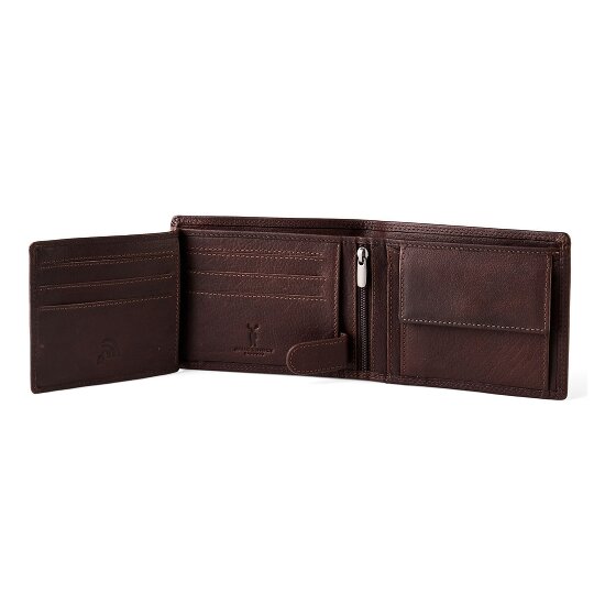 Jack Kinsky Porto 101 Portafoglio Protezione RFID Pelle 12.5 cm