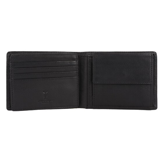 Jack Kinsky Portafoglio Protezione RFID Pelle 12 cm