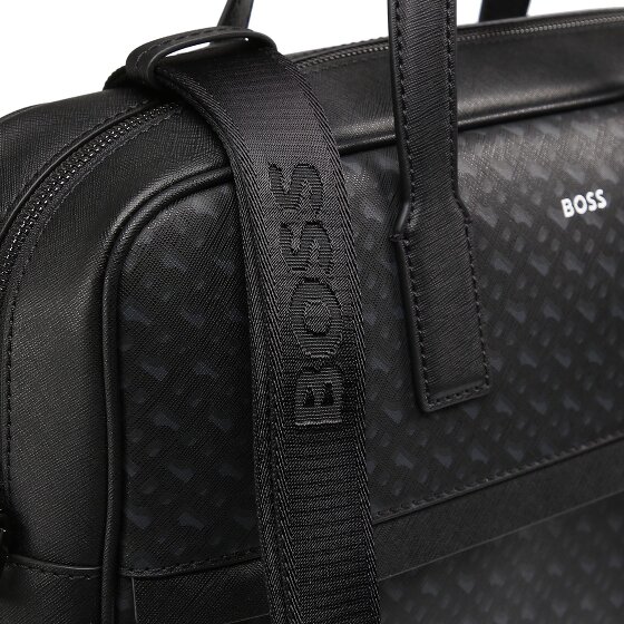 Boss Zair Valigetta Pelle 38 cm Scomparto per laptop