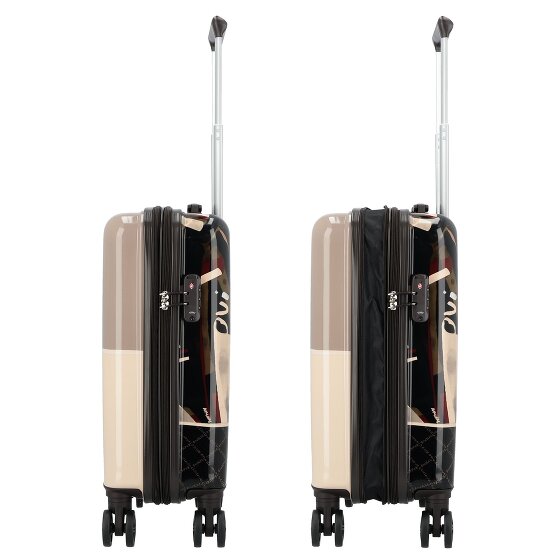 Anekke Viaje 4 ruote Carrello della cabina 55 cm con piega di espansione