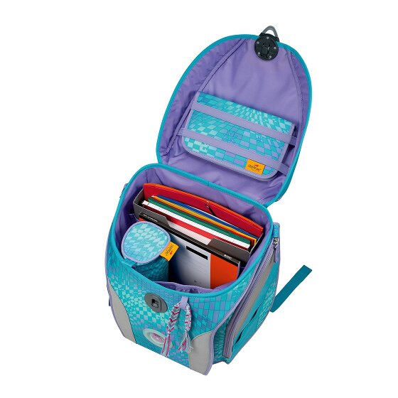 DerDieDas ErgoFlex Max LED Set di borse per la scuola 5 pezzi