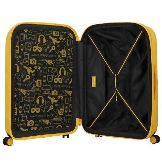 Mandarina Duck Logoduck + 4 ruote Carrello L 75 cm
