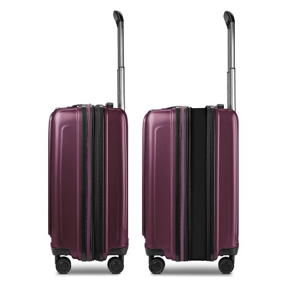 Redolz Set di valigie Essentials 14 2 pezzi trolley da cabina con piega elastica + beauty case