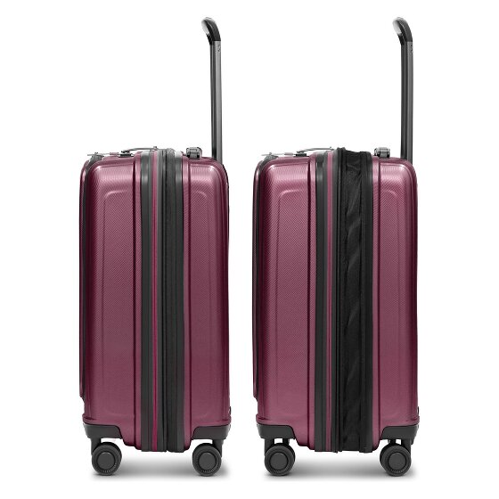 Redolz Set di valigie Essentials 14 2 pezzi trolley da cabina con piega elastica + beauty case