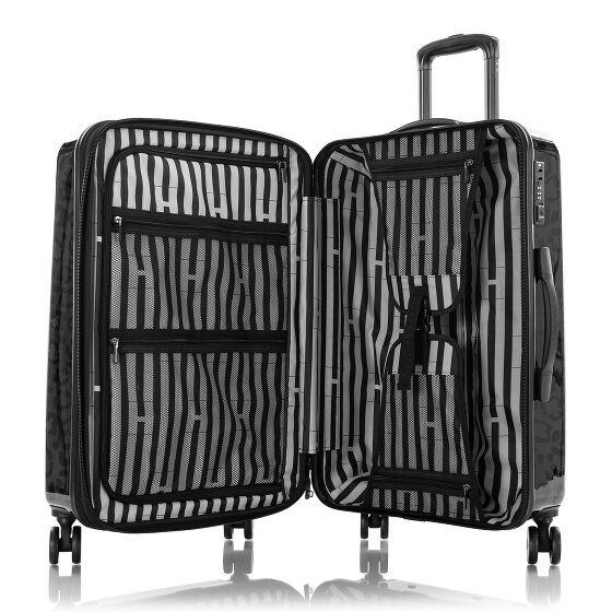 Heys Black Camo 4 ruote Set di valigie 3 pezzi con piega di espansione