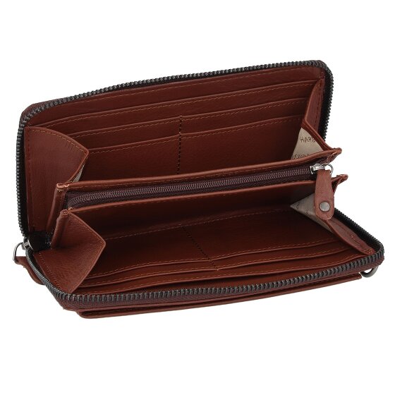 Harbour 2nd Just Pure Pamela Portafoglio Protezione RFID Vera Pelle 19.5 cm