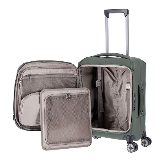 Travelite Priima 4 ruote Carrello della cabina 55 cm con piega di espansione