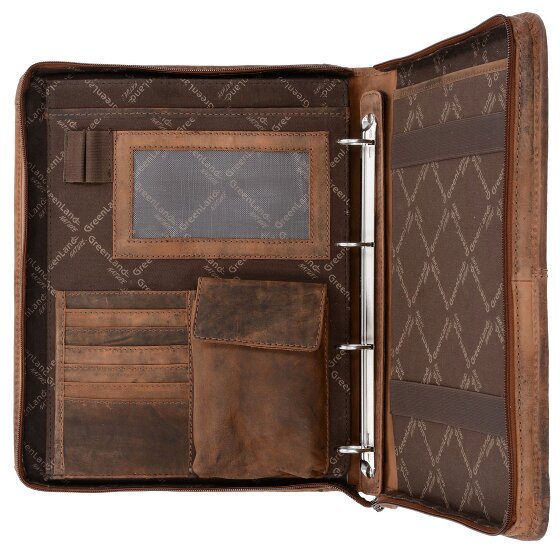 Greenland Nature Montenegro Cartella universitaria Pelle 34 cm