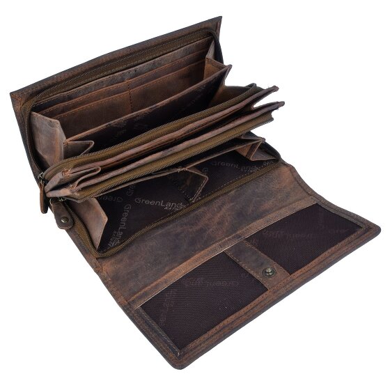 Greenland Nature Montenegro Portafoglio in pelle 19 cm