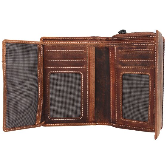 Jack Kinsky Baltimora 512 Portafoglio RFID in pelle 14 cm