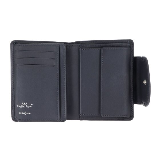 Golden Head Polo Portafoglio Protezione RFID Vera Pelle 12 cm