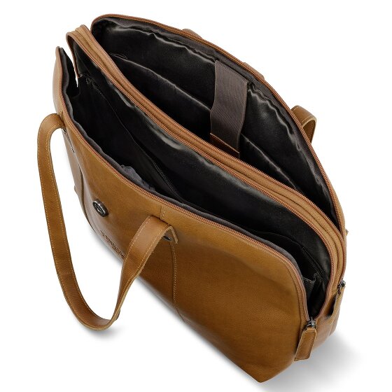 Klondike 1896 Gold Charles Valigetta Pelle 37 cm Scomparto per laptop