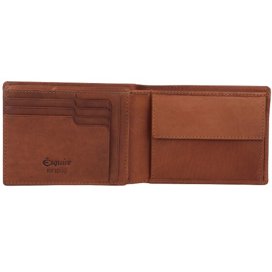 Esquire Dallas Portafoglio Protezione RFID Pelle 13 cm