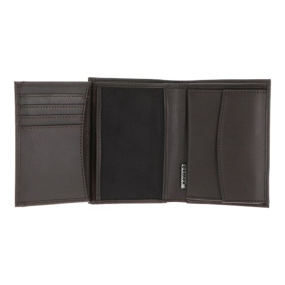 oxmox Leather Portafoglio Protezione RFID Vera Pelle 10 cm