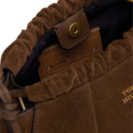 Tommy Hilfiger Soft Leather Borsa a sacco Vera Pelle 25 cm