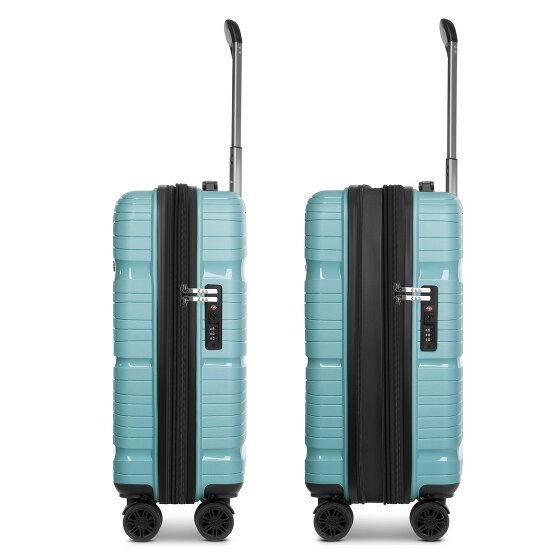 d&n Travel Line 4300-Plus 4 ruote Carrello della cabina S 55 cm con piega di espansione