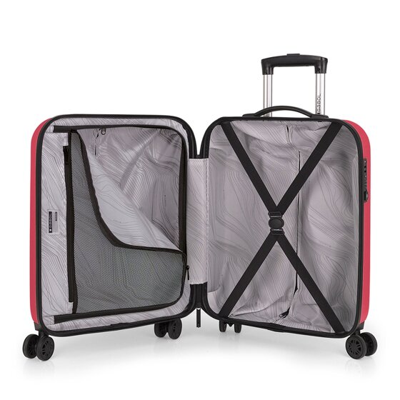 Gabol Paradise XP 4 ruote Set di valigie 3 pezzi con piega di espansione