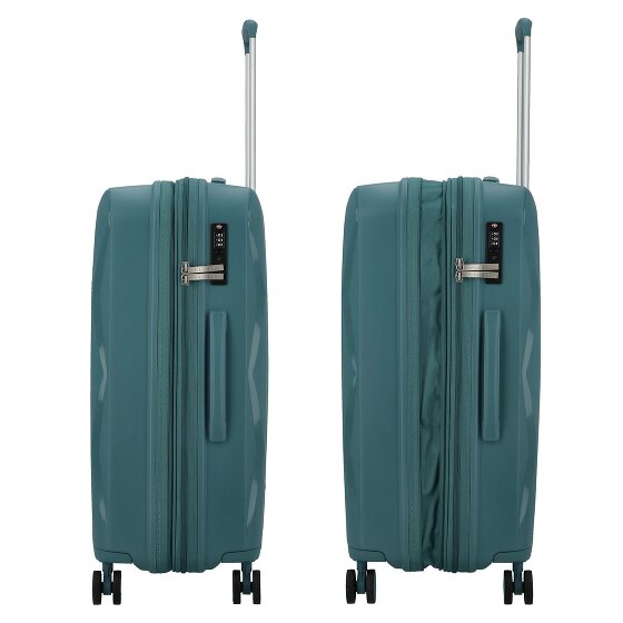 Gabol Infinity 4 ruote Carrello 66 cm con piega di espansione